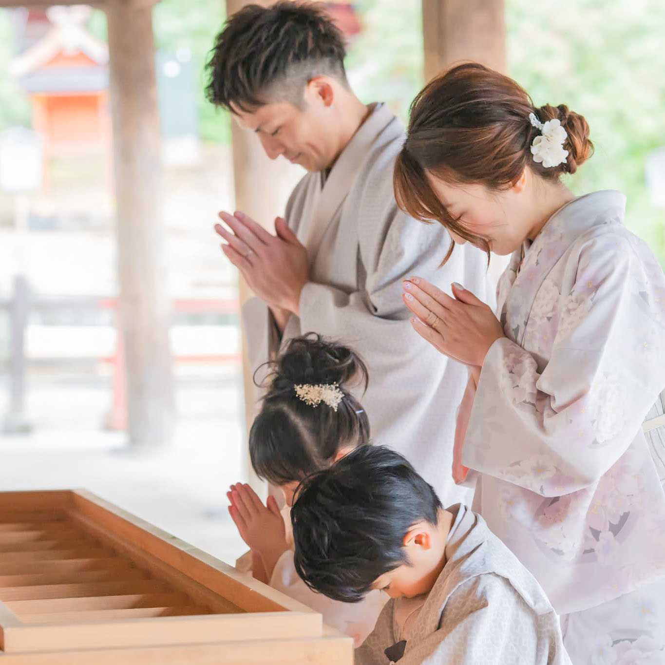 七五三(753)木津川市_フォトスタジオワタナベ(渡辺写真館)京都木津川店_神社へのお参り